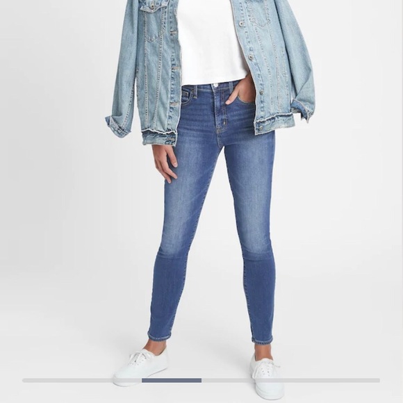 True Skinny High Rise Jeans - Picture 1 of 7